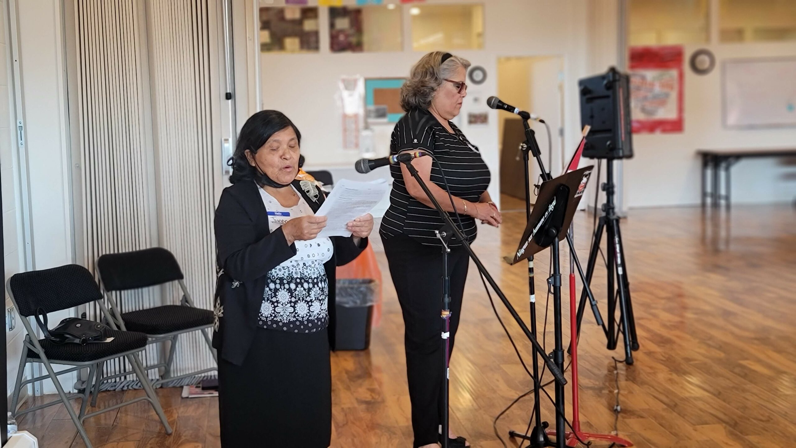 Juanita Santos and Maria Cristina Amezola were two of our Masters of Ceremony. They played a vital leadership role facilitating the event, welcoming guests, and keeping things rolling. 